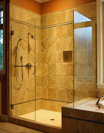 shower doors frameless